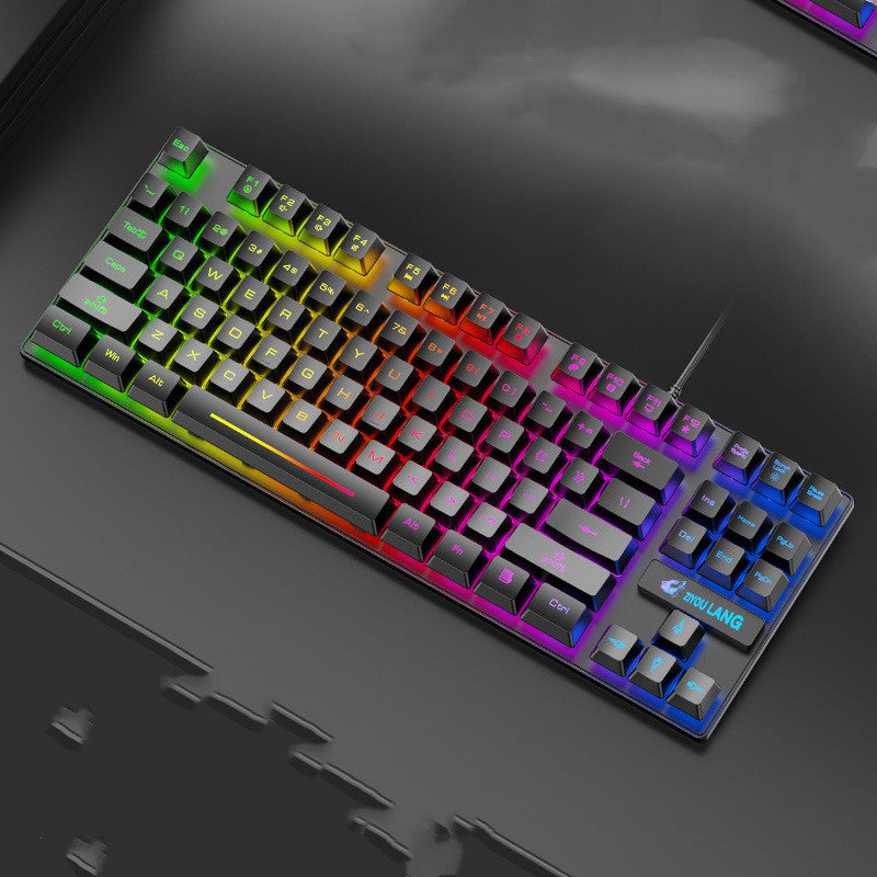 High-Performance Mechanical Gaming Keyboard – ABS Build, Comfortable Typing, Black & White Options