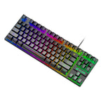 High-Performance Mechanical Gaming Keyboard – ABS Build, Comfortable Typing, Black & White Options