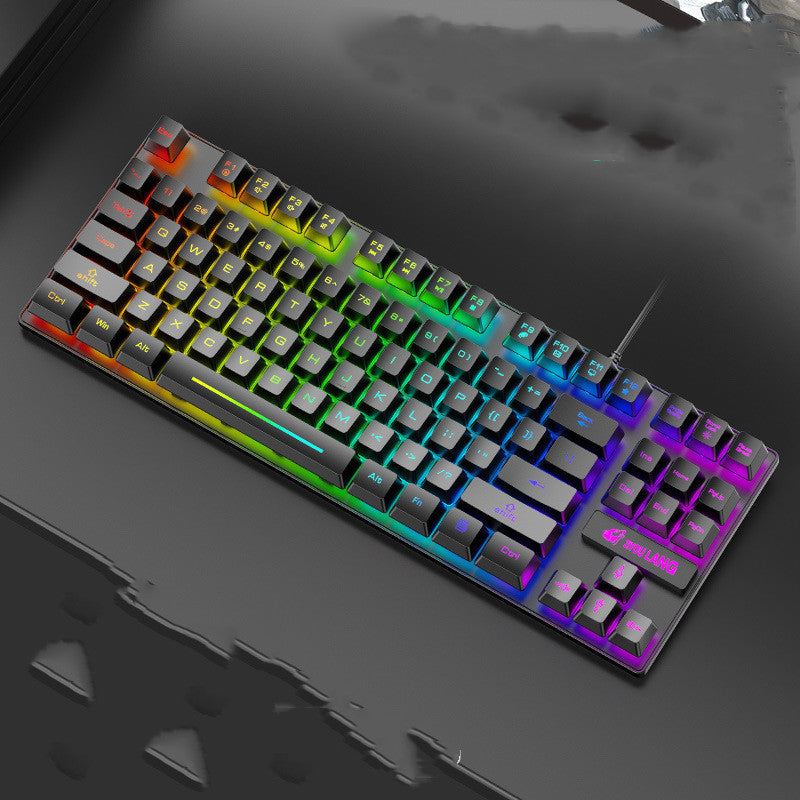 High-Performance Mechanical Gaming Keyboard – ABS Build, Comfortable Typing, Black & White Options
