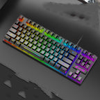 High-Performance Mechanical Gaming Keyboard – ABS Build, Comfortable Typing, Black & White Options