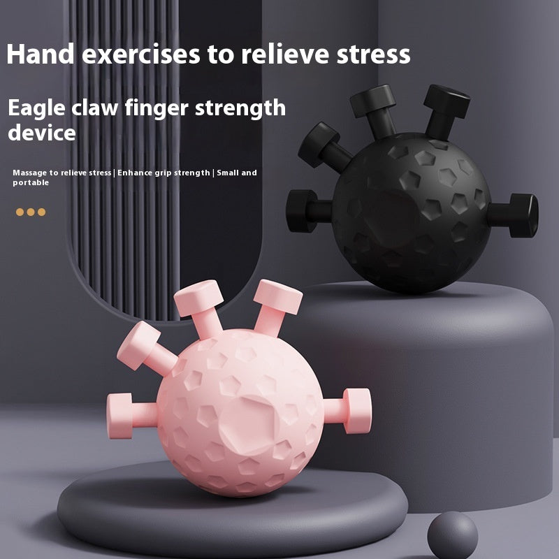 Adjustable Finger & Hand Strengthener – Grip Exerciser Ball for Forearm, Climbing, Musicians & Hand Dexterity Training