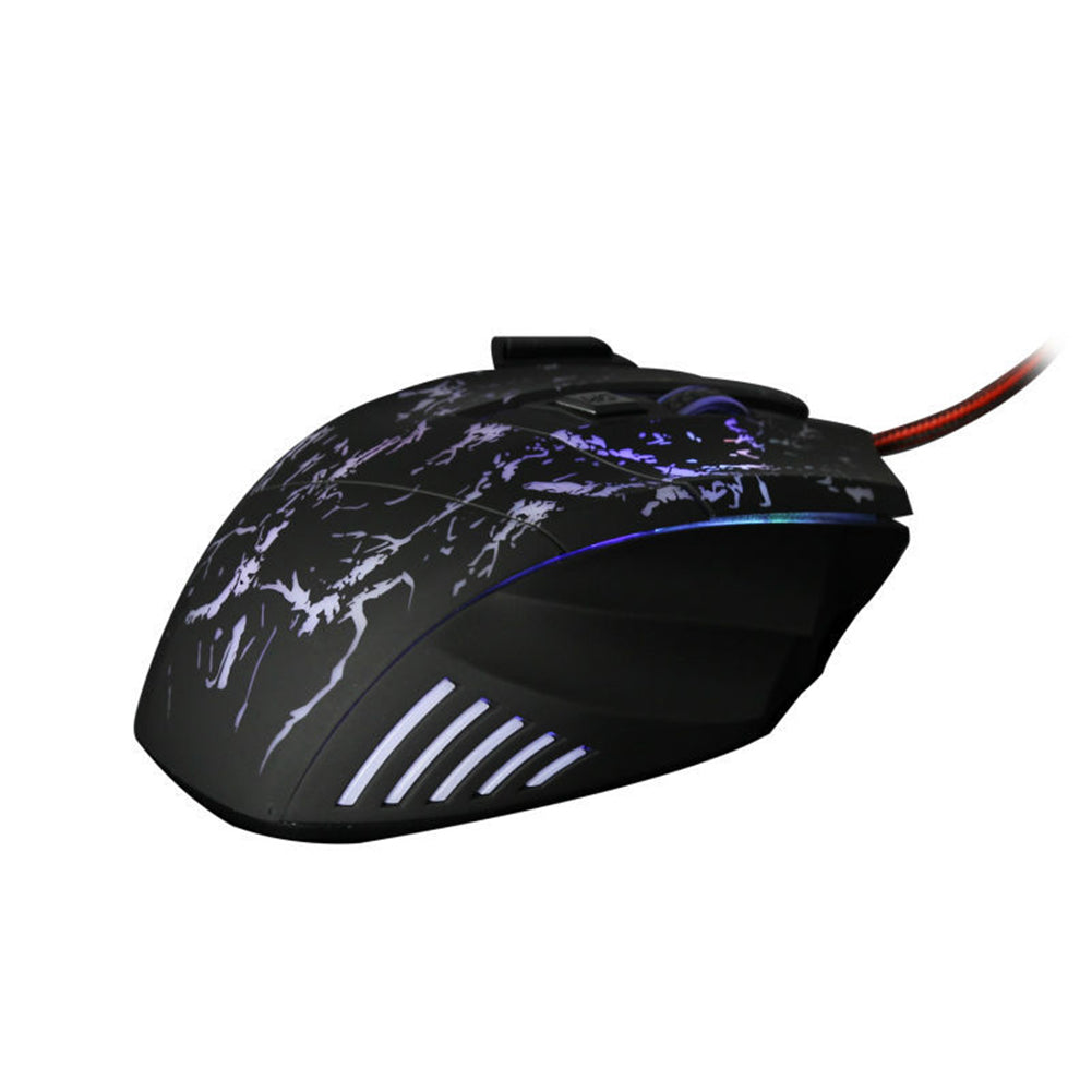 Ultra-Thin Transparent Gaming Mouse – 7-Button High Precision Optical Mouse with Luminous Design, Adjustable DPI & Stylish Ergonomic Shape