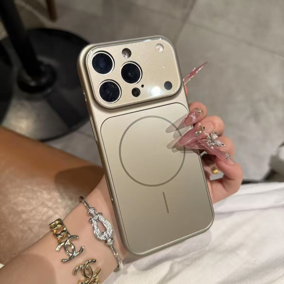 🔥 Ultra Sleek Magnetic MagSafe iPhone Case — Frosted Glass Armor with Shockproof & Wireless Charge (Fits iPhone 13–17 Air)