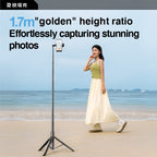 67” Selfie Stick Tripod with Remote – 360° Rotatable, Extendable Phone Stand for Live Streaming, Travel & Video Recording