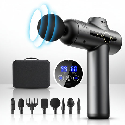 ReliefAnytime™ Deep Tissue Massage Gun – Portable Muscle Relief