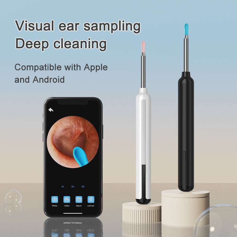 6-in-1 Smart Ear Wax Removal Kit with 1080P HD Camera – Safe, Rechargeable Ear Cleaner for iPhone, iPad & Android